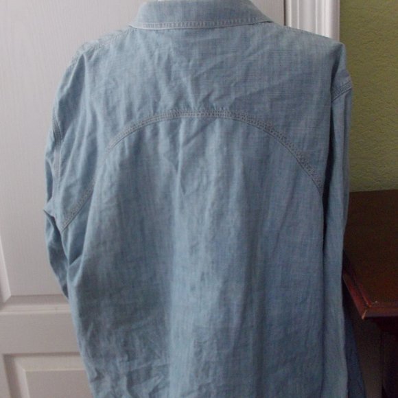 Lauren Jeans Company Denim Shirt Size 3X Plus - Picture 5 of 5